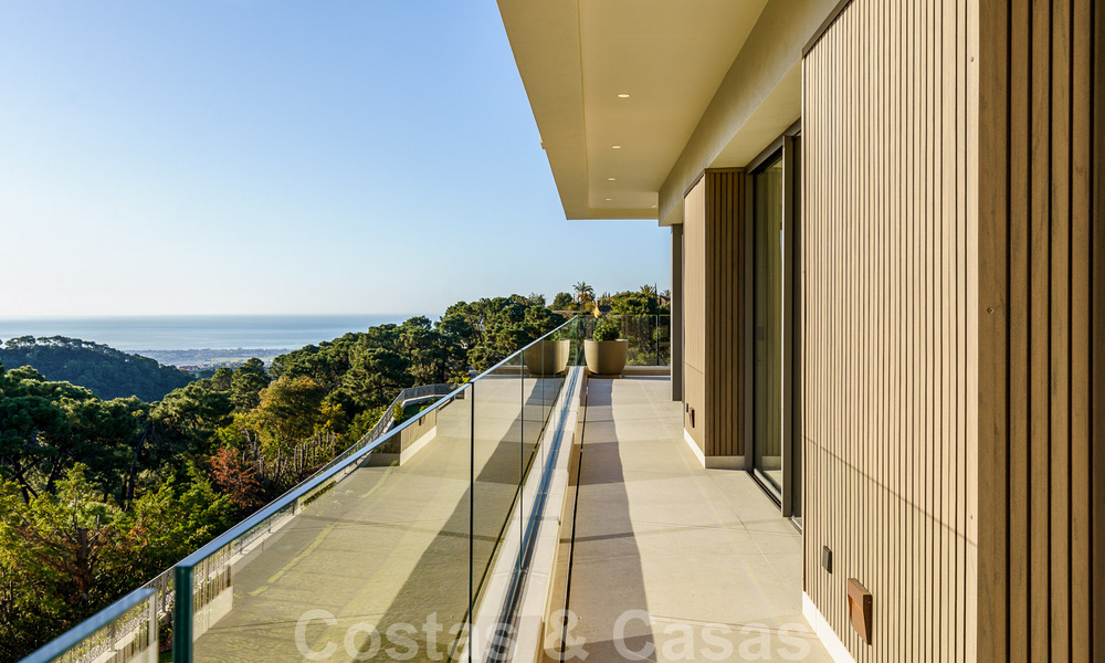 Villa de lujo de nueva construcción en venta con vistas al mar en el exclusivo La Zagaleta Golf Resort, Benahavis - Marbella 40119