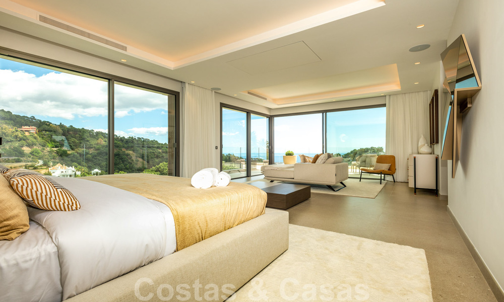 Villa de lujo de nueva construcción en venta con vistas al mar en el exclusivo La Zagaleta Golf Resort, Benahavis - Marbella 40142