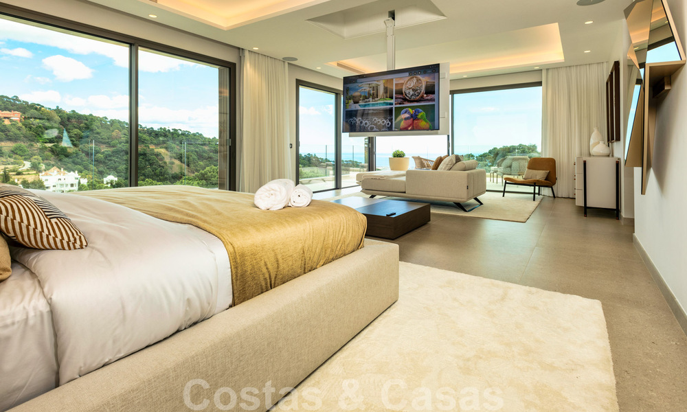 Villa de lujo de nueva construcción en venta con vistas al mar en el exclusivo La Zagaleta Golf Resort, Benahavis - Marbella 40143