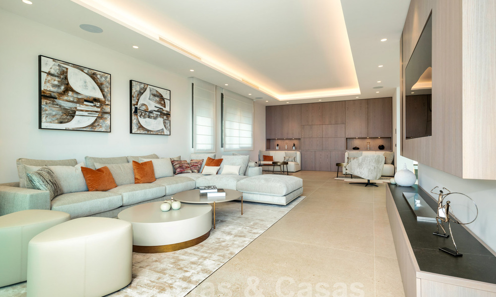 Villa de lujo de nueva construcción en venta con vistas al mar en el exclusivo La Zagaleta Golf Resort, Benahavis - Marbella 40155