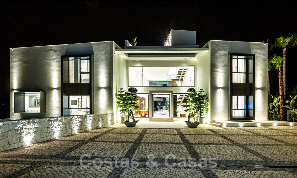 Villa de lujo de nueva construcción en venta con vistas al mar en el exclusivo La Zagaleta Golf Resort, Benahavis - Marbella 40193