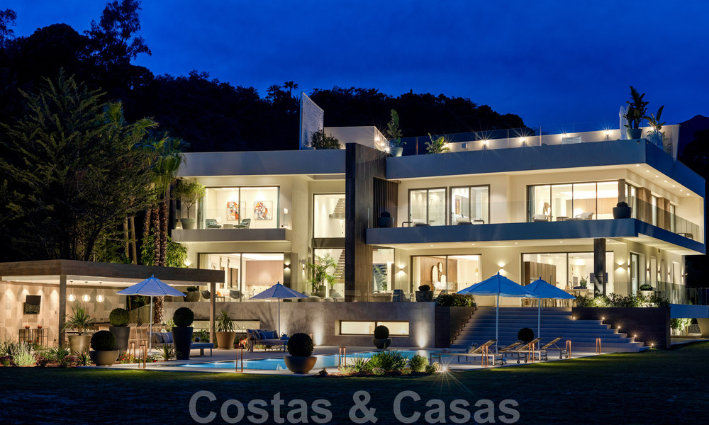 Villa de lujo de nueva construcción en venta con vistas al mar en el exclusivo La Zagaleta Golf Resort, Benahavis - Marbella 40194