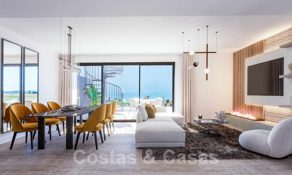 Apartamentos modernos de obra nueva con vistas al mar en venta en Marbella - Estepona. 36106