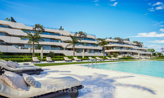 ¡Nuevo en el mercado! Apartamentos modernos de obra nueva con vistas al mar en venta en Marbella - Estepona. 36108 