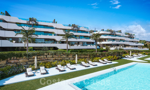 Apartamentos modernos de obra nueva con vistas al mar en venta en Marbella - Estepona. 36109