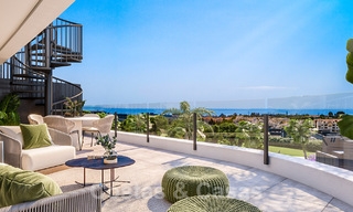 ¡Nuevo en el mercado! Apartamentos modernos de obra nueva con vistas al mar en venta en Marbella - Estepona. 36112 