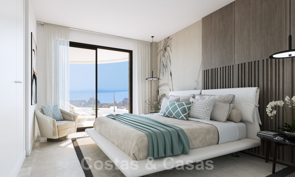 Apartamentos modernos de obra nueva con vistas al mar en venta en Marbella - Estepona. 36114