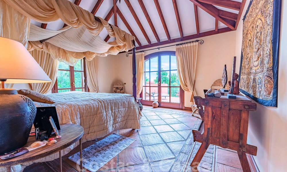 Elegante villa rústica de lujo en venta con impresionantes vistas al mar en el exclusivo La Zagaleta Golf Resort, Benahavis - Marbella 36282