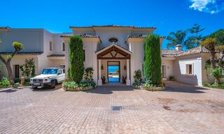 Elegante villa rústica de lujo en venta con impresionantes vistas al mar en el exclusivo La Zagaleta Golf Resort, Benahavis - Marbella 36306 