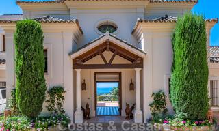 Elegante villa rústica de lujo en venta con impresionantes vistas al mar en el exclusivo La Zagaleta Golf Resort, Benahavis - Marbella 36307 
