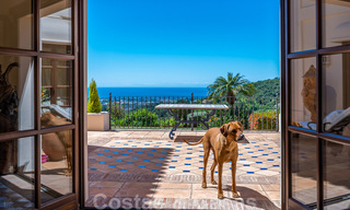 Elegante villa rústica de lujo en venta con impresionantes vistas al mar en el exclusivo La Zagaleta Golf Resort, Benahavis - Marbella 36308 
