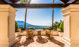 Villa de lujo mediterránea con vistas al mar en venta en el exclusivo La Zagaleta Golf Resort en Benahavis - Marbella 36315 