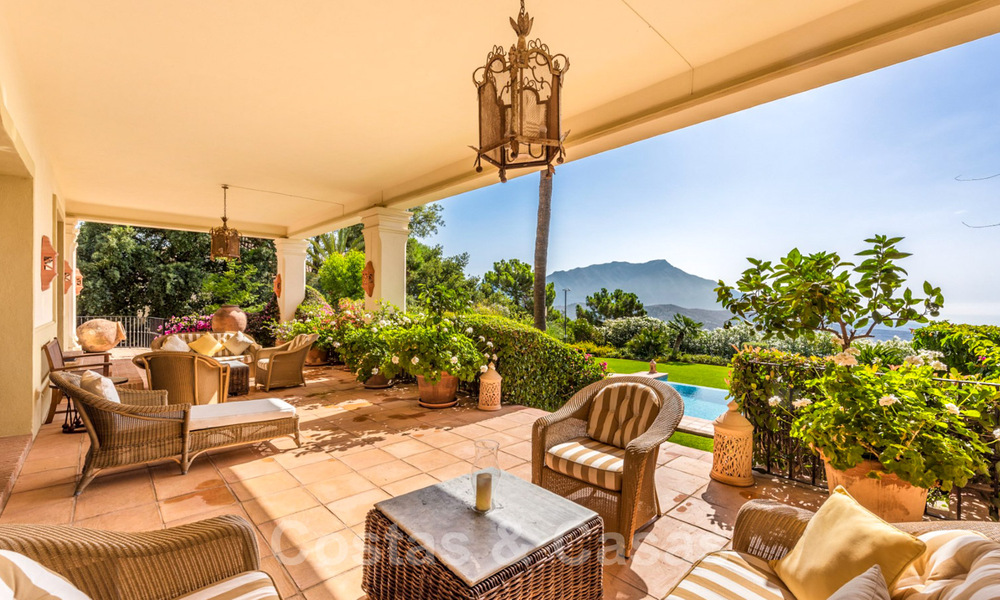 Villa de lujo mediterránea con vistas al mar en venta en el exclusivo La Zagaleta Golf Resort en Benahavis - Marbella 36318