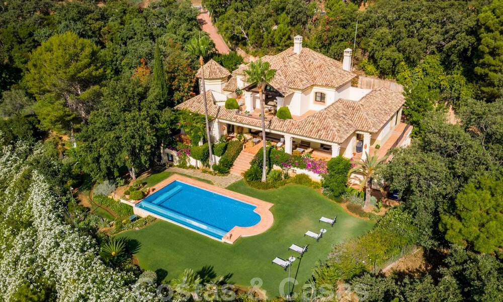 Villa de lujo mediterránea con vistas al mar en venta en el exclusivo La Zagaleta Golf Resort en Benahavis - Marbella 36320