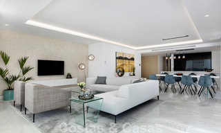 Elegante y moderno apartamento de lujo en primera línea de playa en venta en Emare, en la Nueva Milla de Oro, entre Marbella y Estepona 36946 