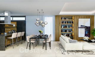 Villas modernas y contemporáneas en construcción a la venta, a tiro de piedra del campo de golf ubicado en Marbella - Estepona 37014 