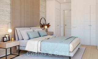 Modernos apartamentos de lujo a la venta en un exclusivo complejo con laguna privada en la Costa del Sol 37074 