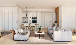 Modernos apartamentos de lujo a la venta en un exclusivo complejo con laguna privada en la Costa del Sol 37077 
