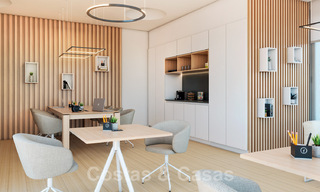 Modernos apartamentos de lujo a la venta en un exclusivo complejo con laguna privada en la Costa del Sol 37087 