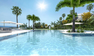 Modernos apartamentos de lujo a la venta en un exclusivo complejo con laguna privada en la Costa del Sol 37091 