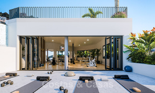 Nuevo proyecto de diseño contemporáneo con apartamentos de lujo en venta con impresionantes vistas al mar en Marbella Este 37391 