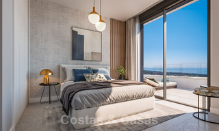 Nuevo proyecto de diseño contemporáneo con apartamentos de lujo en venta con impresionantes vistas al mar en Marbella Este 37399 