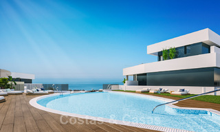 Nuevo proyecto de diseño contemporáneo con apartamentos de lujo en venta con impresionantes vistas al mar en Marbella Este 37403 