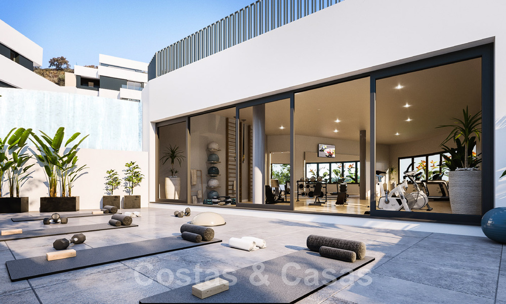 Nuevo proyecto de diseño contemporáneo con apartamentos de lujo en venta con impresionantes vistas al mar en Marbella Este 47628