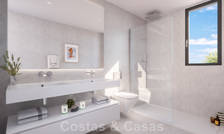 Nuevo proyecto de diseño contemporáneo con apartamentos de lujo en venta con impresionantes vistas al mar en Marbella Este 47640 