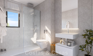 Nuevo proyecto de diseño contemporáneo con apartamentos de lujo en venta con impresionantes vistas al mar en Marbella Este 47641 