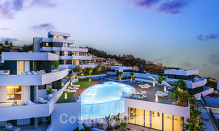 Nuevo proyecto de diseño contemporáneo con apartamentos de lujo en venta con impresionantes vistas al mar en Marbella Este 47642 