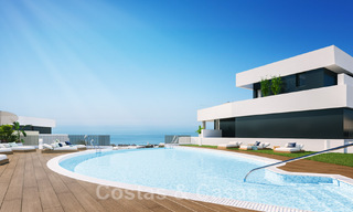 Nuevo proyecto de diseño contemporáneo con apartamentos de lujo en venta con impresionantes vistas al mar en Marbella Este 47643 