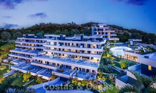 Nuevo proyecto de diseño contemporáneo con apartamentos de lujo en venta con impresionantes vistas al mar en Marbella Este 47647 
