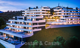 Nuevo proyecto de diseño contemporáneo con apartamentos de lujo en venta con impresionantes vistas al mar en Marbella Este 47651 