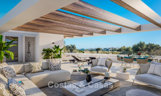 Primera línea de golf, modernos y lujosos apartamentos en venta, a poca distancia de los servicios en Guadalmina y San Pedro en Marbella 806662 