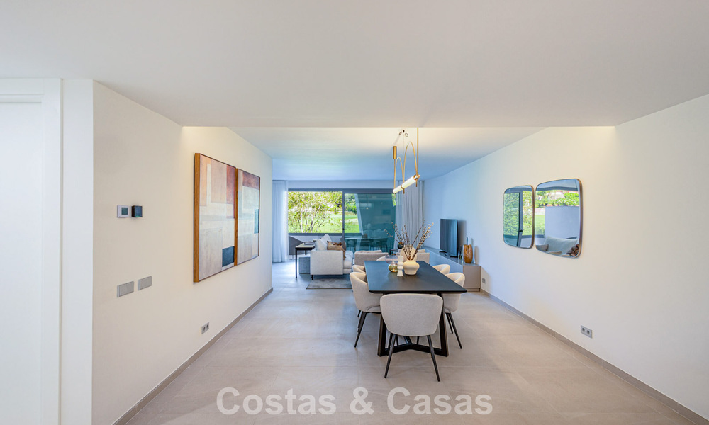 Primera línea de golf, modernos y lujosos apartamentos en venta, a poca distancia de los servicios en Guadalmina y San Pedro en Marbella 806668