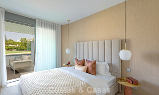 Primera línea de golf, modernos y lujosos apartamentos en venta, a poca distancia de los servicios en Guadalmina y San Pedro en Marbella 806674 