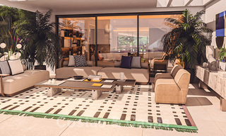 Nueva urbanización frente a la playa. Venta de villas de ultra lujo en primera línea de playa en Marbella 37827 