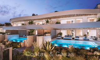 Nueva urbanización frente a la playa. Venta de villas de ultra lujo en primera línea de playa en Marbella 48727 