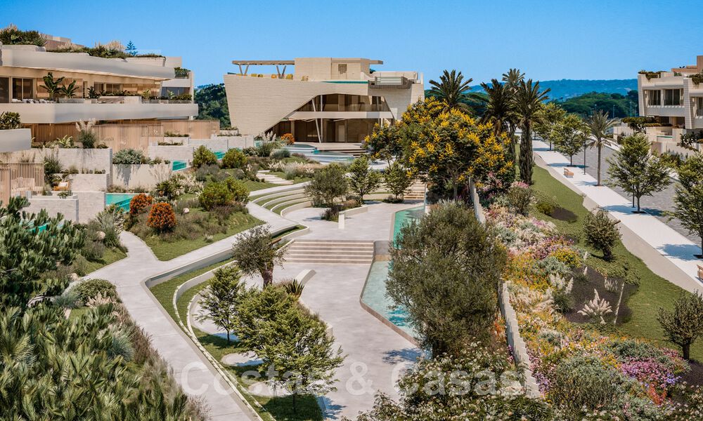 Nueva urbanización frente a la playa. Venta de villas de ultra lujo en primera línea de playa en Marbella 48729