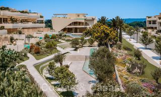 Nueva urbanización frente a la playa. Venta de villas de ultra lujo en primera línea de playa en Marbella 48729 
