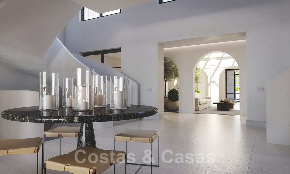 Majestuosa y contemporánea villa mediterránea de lujo en venta con impresionantes vistas al mar en la exclusiva Cascada de Camoján en Marbella 38055
