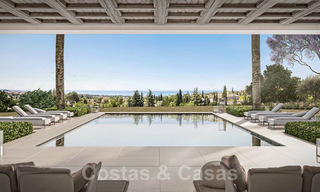 Majestuosa y contemporánea villa mediterránea de lujo en venta con impresionantes vistas al mar en la exclusiva Cascada de Camoján en Marbella 38057 