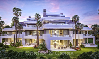 Apartamentos lujosos, modernos y contemporáneos con impresionantes vistas al mar en venta a poca distancia del centro de Marbella 38317 