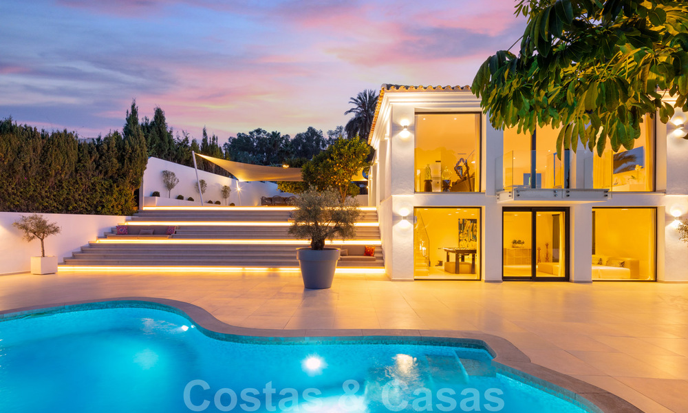 Elegante villa de lujo en venta en el centro del Valle del Golf en Nueva Andalucía, Marbella 38231
