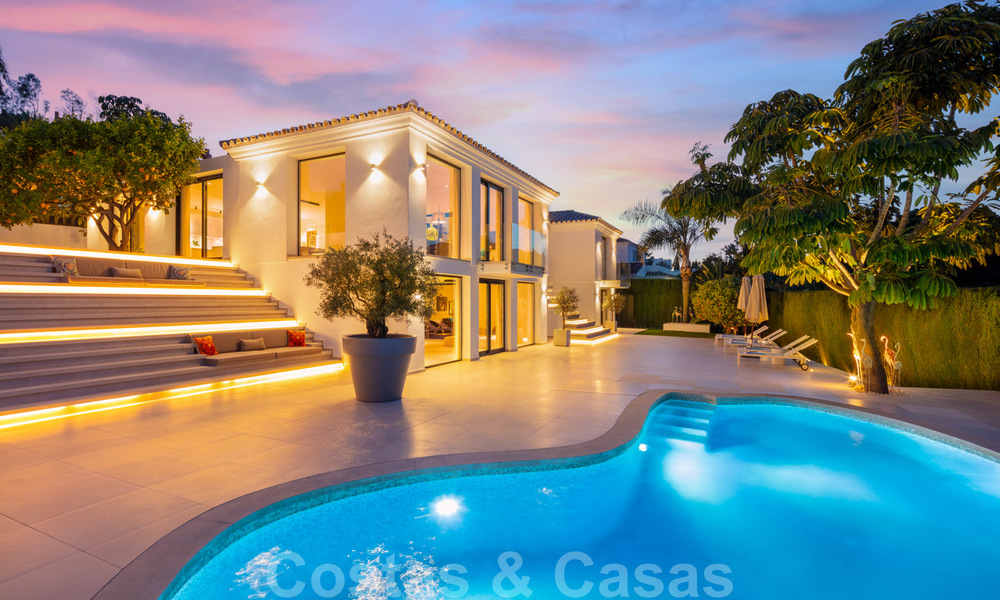 Elegante villa de lujo en venta en el centro del Valle del Golf en Nueva Andalucía, Marbella 38232