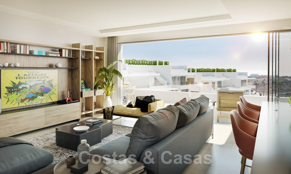 Nueva promoción con apartamentos y áticos de lujo con piscina privada a 500 metros del mar en Estepona 38413