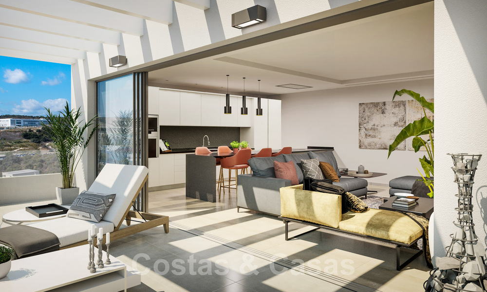 Nueva promoción con apartamentos y áticos de lujo con piscina privada a 500 metros del mar en Estepona 38414