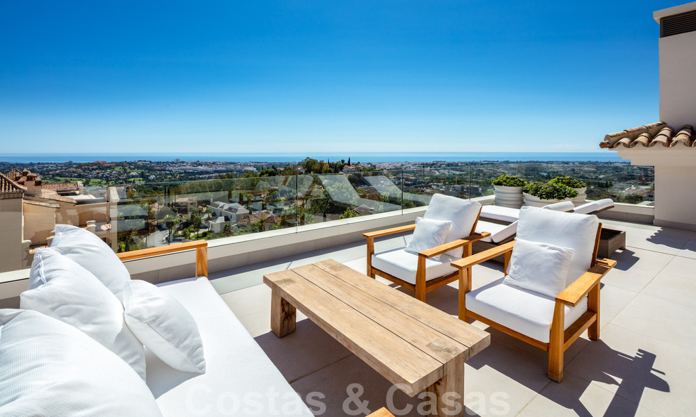 Llave en mano, villa de lujo con vistas panorámicas al mar, en un resort de golf de primera categoría, Benahavis - Marbella 38534