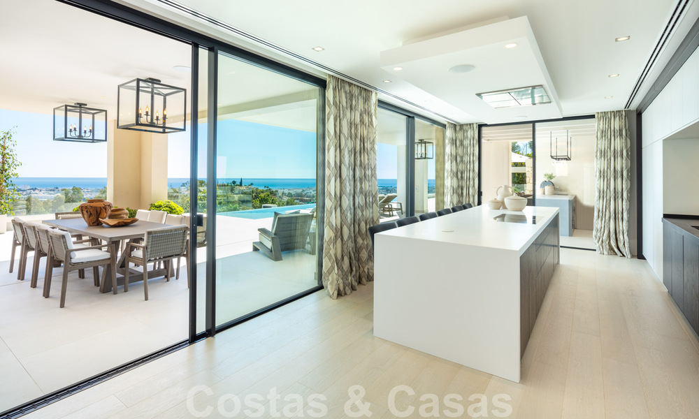 Llave en mano, villa de lujo con vistas panorámicas al mar, en un resort de golf de primera categoría, Benahavis - Marbella 38541